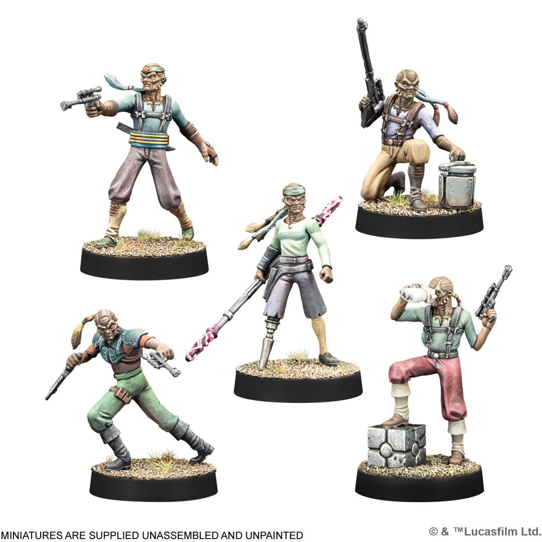 Star Wars: Legion - Hondo Ohnaka &amp; Weequay Pirates (SWQ45)