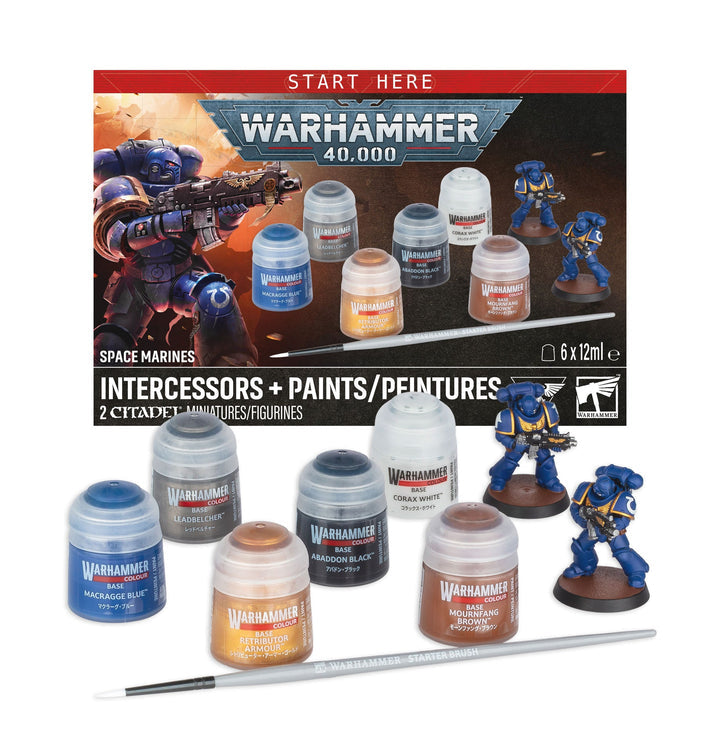 Space Marine Intercessors &amp; Paints (2026)