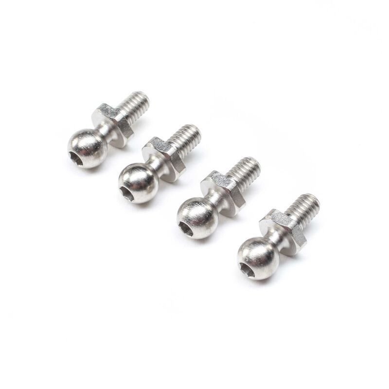 Team Losi Racing Ball Stud, 4.8mm x 5mm (4) TLR234028