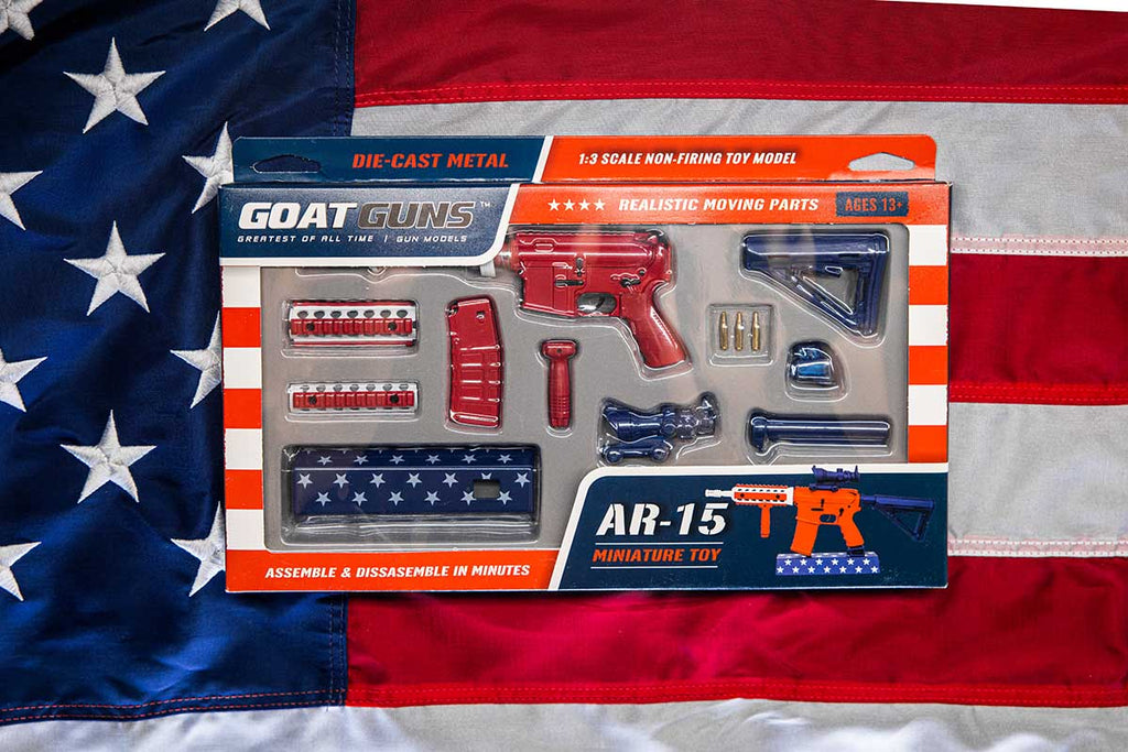 GoatGuns Miniature 1/3 Scale Die-Cast AR-15 M4R1CA USA Model Kit