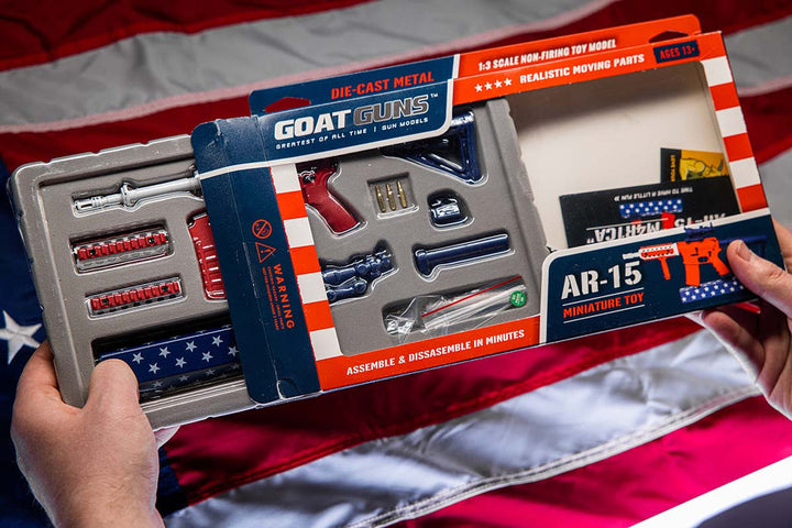 GoatGuns Miniature 1/3 Scale Die-Cast AR-15 M4R1CA USA Model Kit