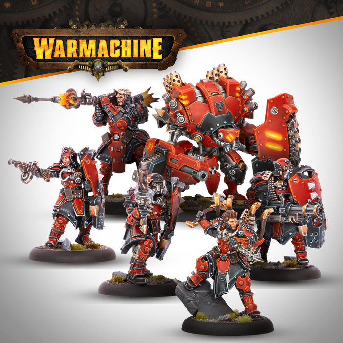 Warmachine: Khador - SKS-6 Command Cadre (HIPS)