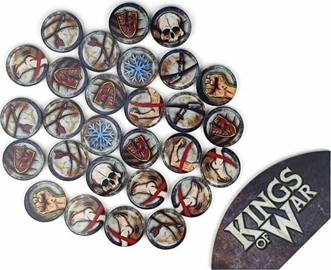 Kings of War 3rd Edition: Game Token Set and Arc Template
