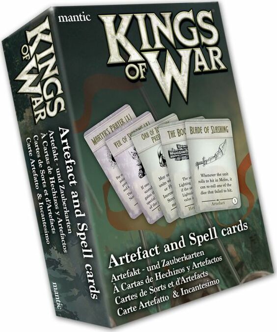 Kings of War 3rd Edition: Spell and Artefact Cards