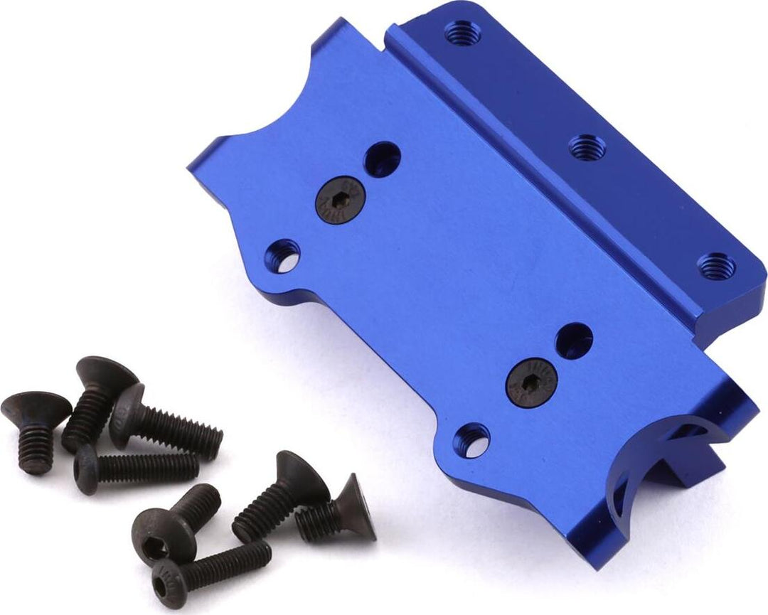 Hot Racing Traxxas 2WD Aluminum Front Bulkhead (Blue)
