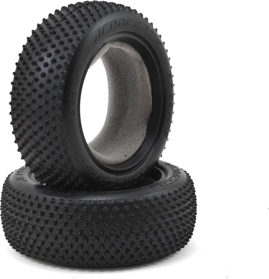 JConcepts Pin Downs Carpet 2.2" 1/10 4WD Buggy Front Tires (2) (Pink)