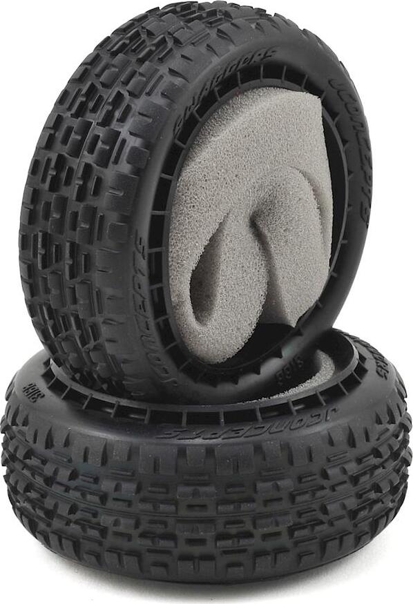 JConcepts Swaggers Carpet 2.2" 1/10 4WD Buggy Front Tires (2) (Pink)