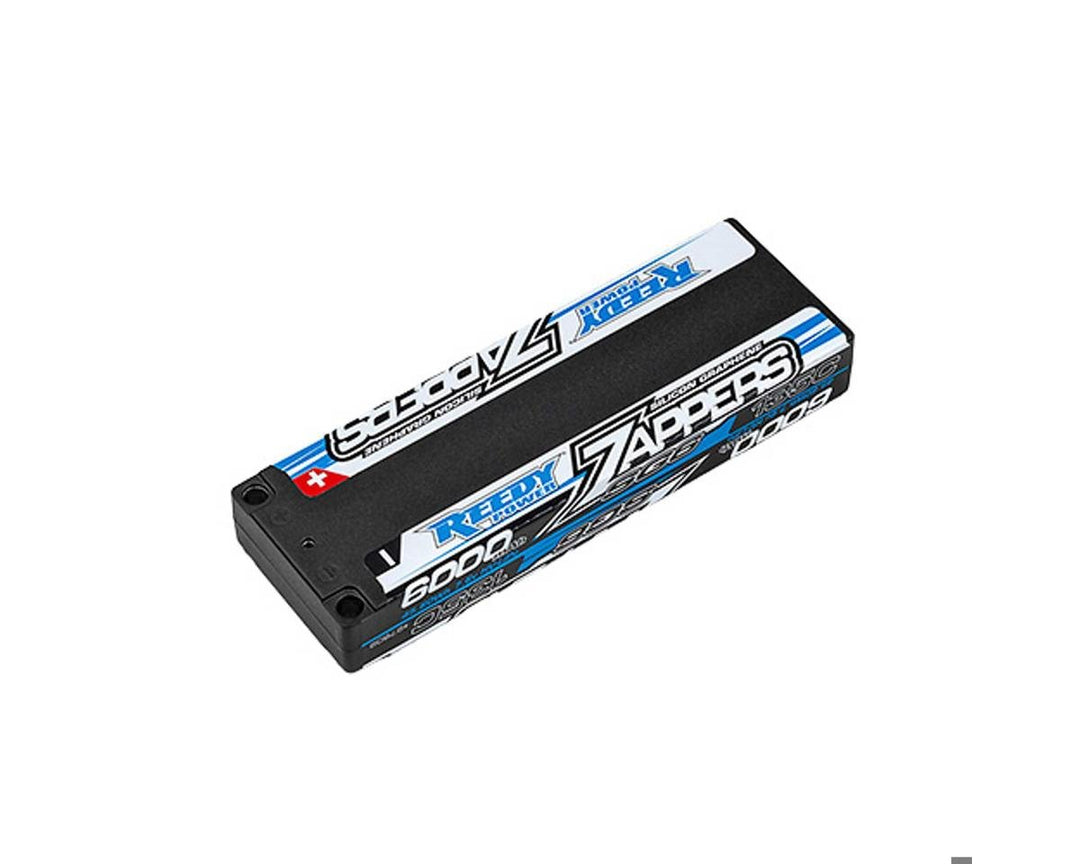 Reedy Zappers HV SG6 2S Ultra Low Profile 135C LiPo Battery (7.6V/6000mAh) ASC27602