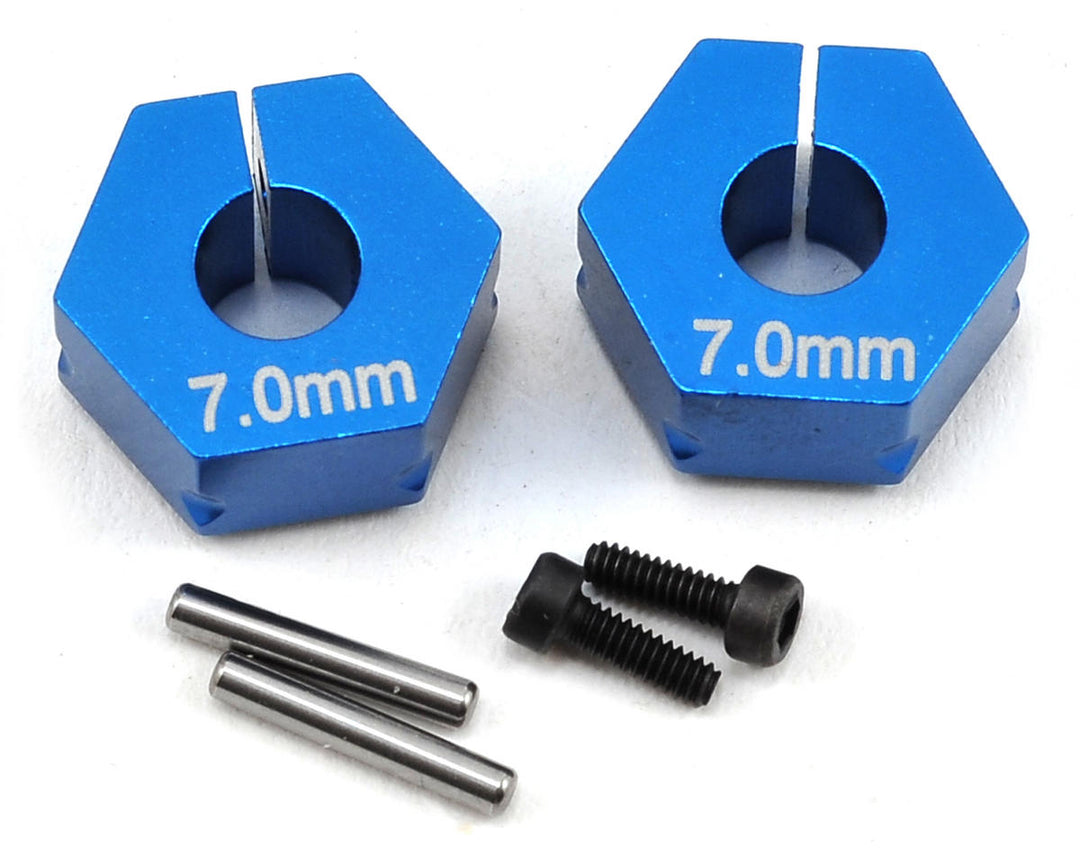 Team Associated 7.0mm Factory Team Aluminum Clamping Wheel Hex (2) ASC91610