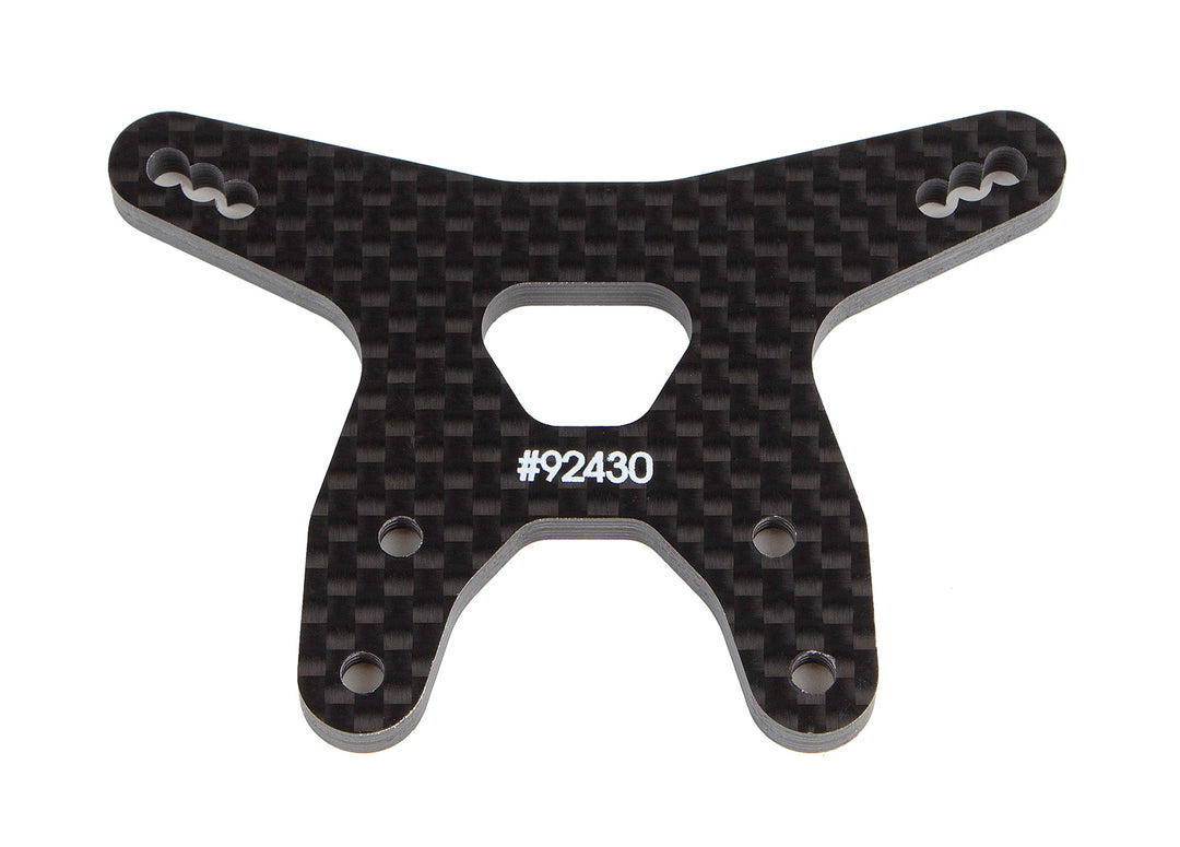 Team Associated RC10B7 Carbon Fiber Front Shock Tower 92430