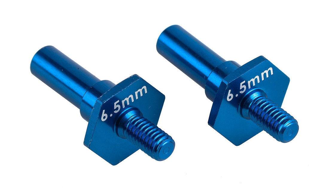 Team Associated RC10B7 6.5mm Aluminum Front Axles (2) 92462