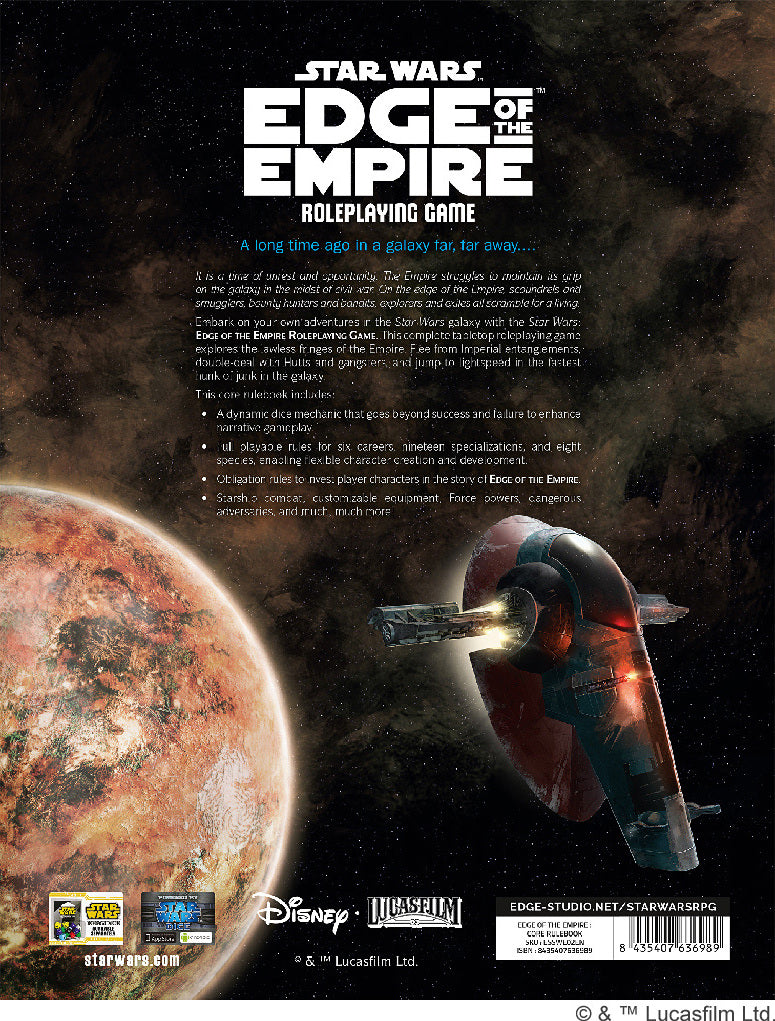 Star Wars - Edge of the Empire: Core Rulebook