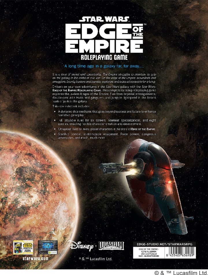 Star Wars - Edge of the Empire: Core Rulebook