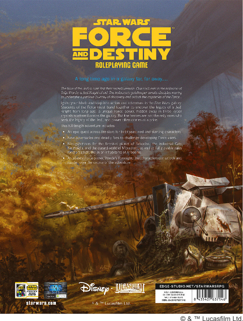Star Wars - Force and Destiny: Chronicles of the Gatekeeper