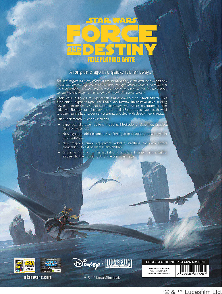 Star Wars - Force and Destiny: Savage Spirits