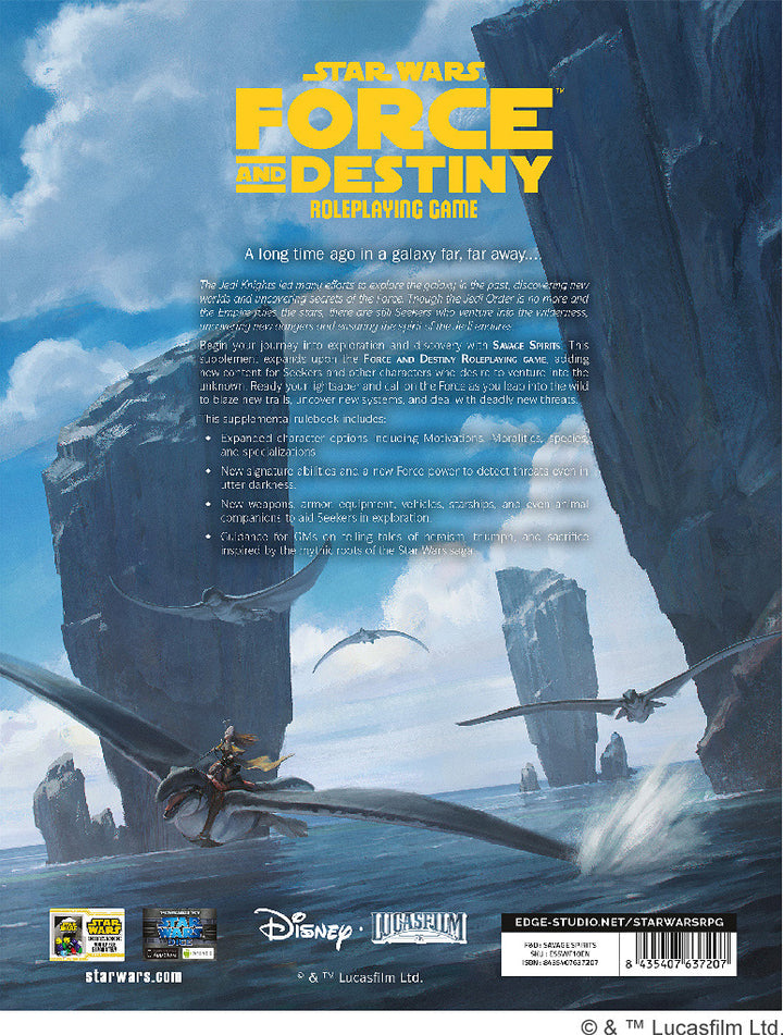 Star Wars - Force and Destiny: Savage Spirits