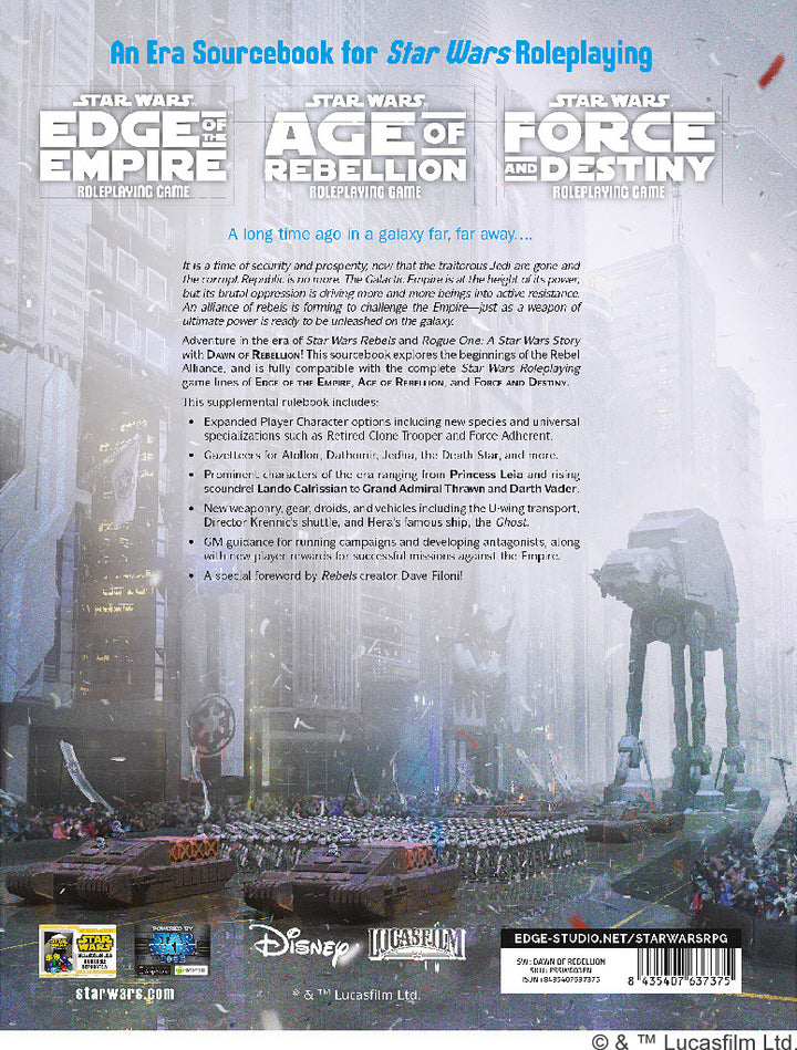 Star Wars: Dawn of Rebellion Sourcebook 