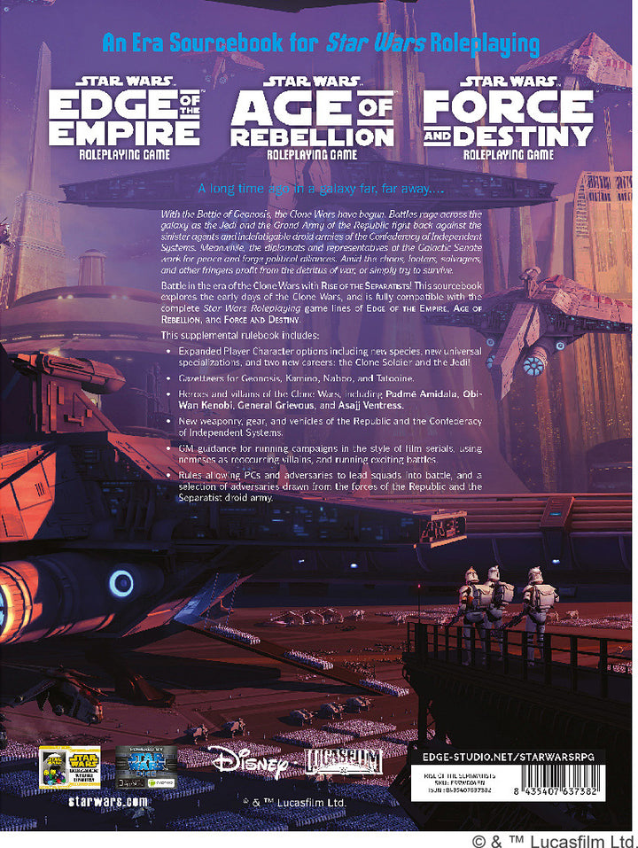 Star Wars RPG: Rise of the Separatists Sourcebook