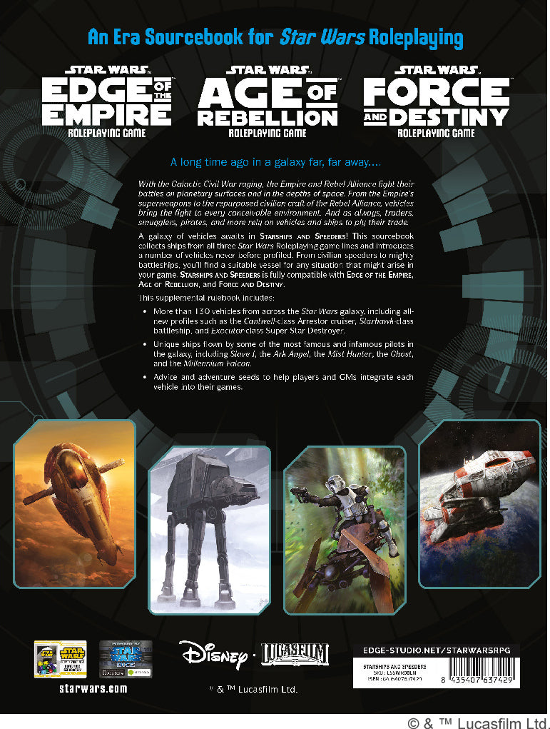 Star Wars RPG: Starships and Speeders