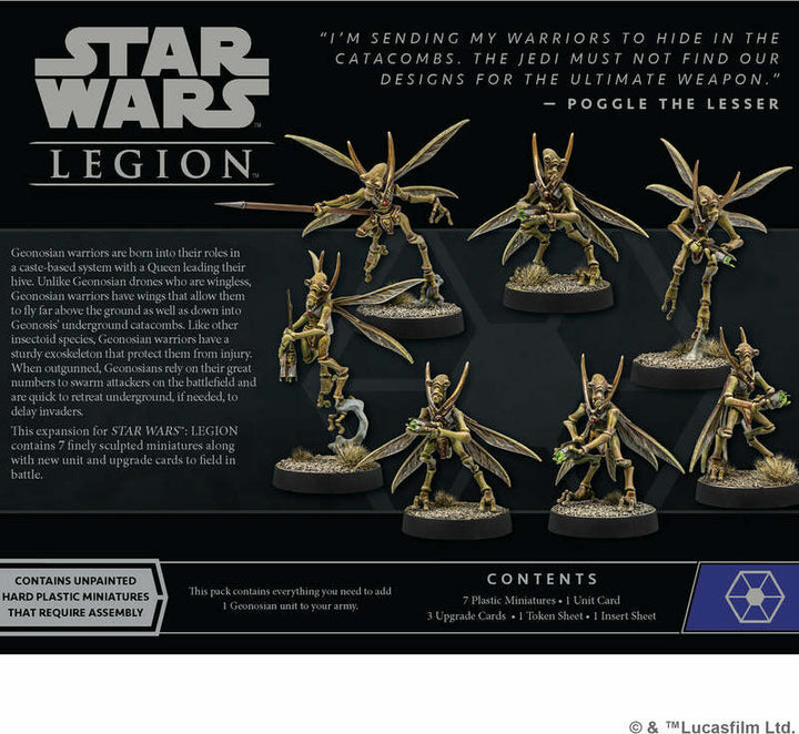 Star Wars: Legion - Geonosian Warriors Squad Pack