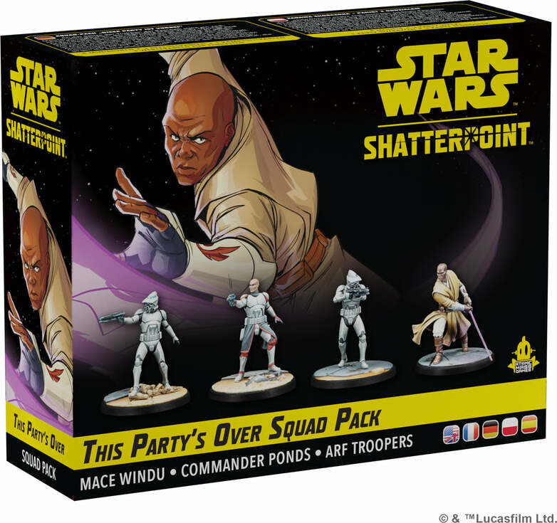 Star Wars: Shatterpoint - This Party's Over: Mace Windu Squad Pack