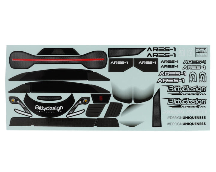 Bittydesign ARES-1 1/10 GT On-Road Body (Clear) (190mm)