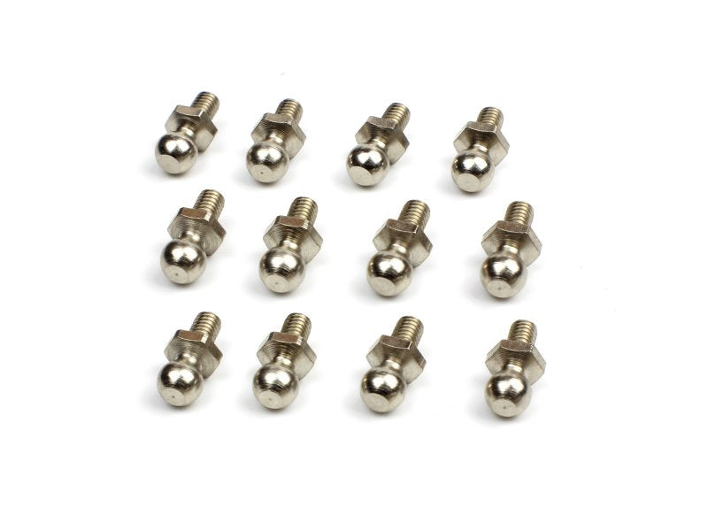 BlackZon Ball Stud 4.8x12mm (12pcs), Smyter 540143
