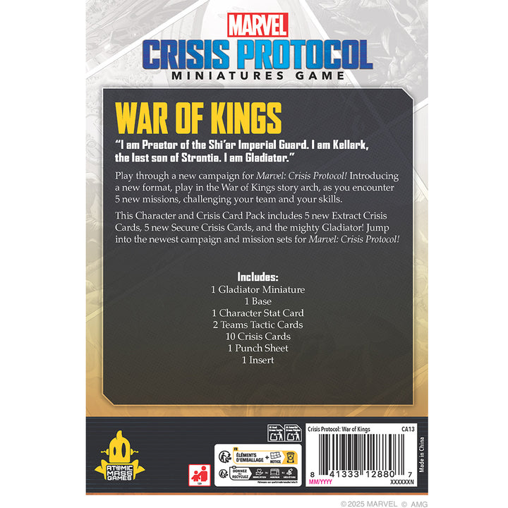 Marvel: Crisis Protocol - War of Kings Character & Crisis Card Pack