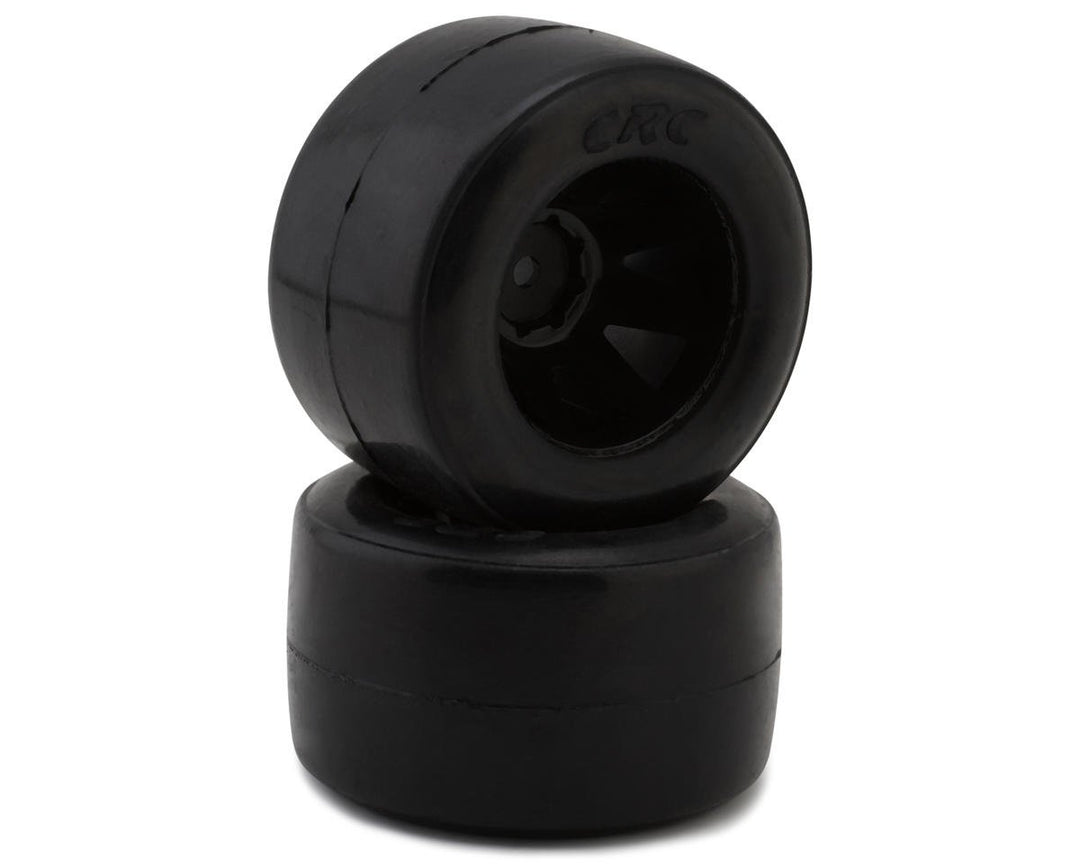 CRC RT1 F1 1/10 Rear Pre-Mounted Rubber F1 Tire (2) 23201