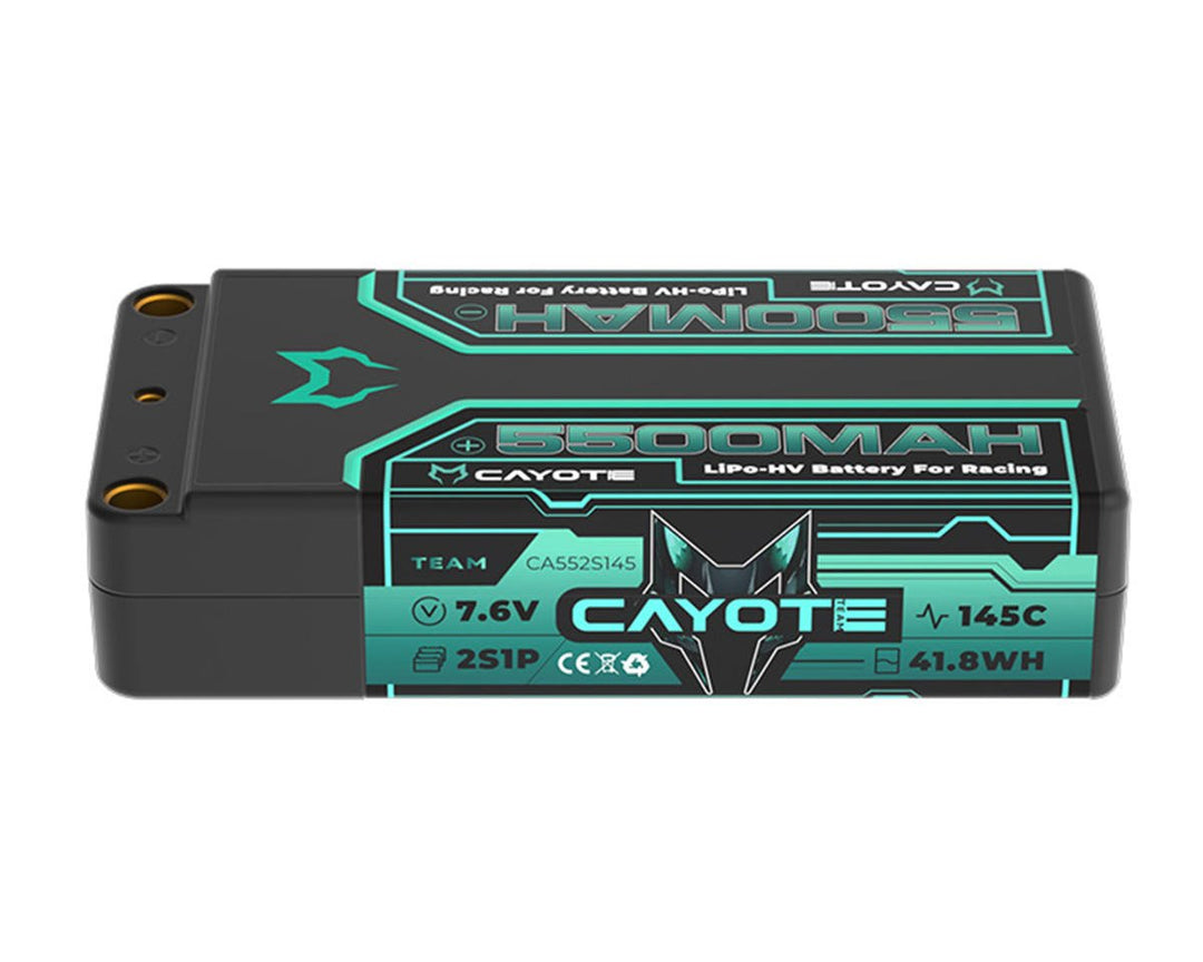 Cayote 2S 145C LCG Shorty LiHV Battery (7.6V/5500mAh) CYE552S145