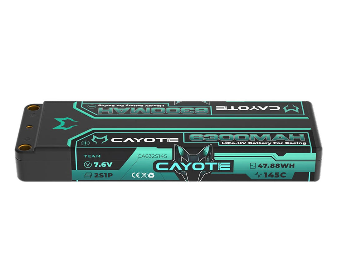 Cayote 2S 145C LCG Stick LiHV Battery (7.6V/6300mAh) CYE632S145