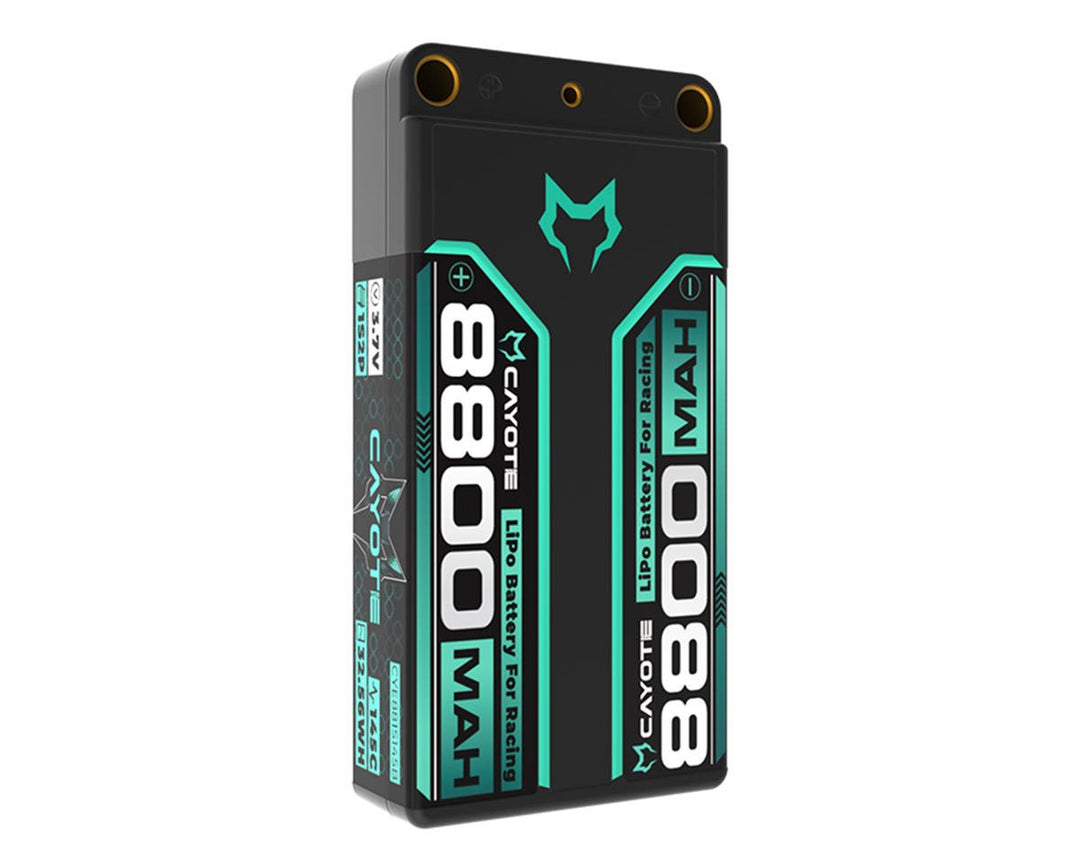 Cayote 1/12 1S 145C Racing LiPo Battery (3.7V/8800mAh) w/5mm Bullets CYE881S145B CYE881S145B