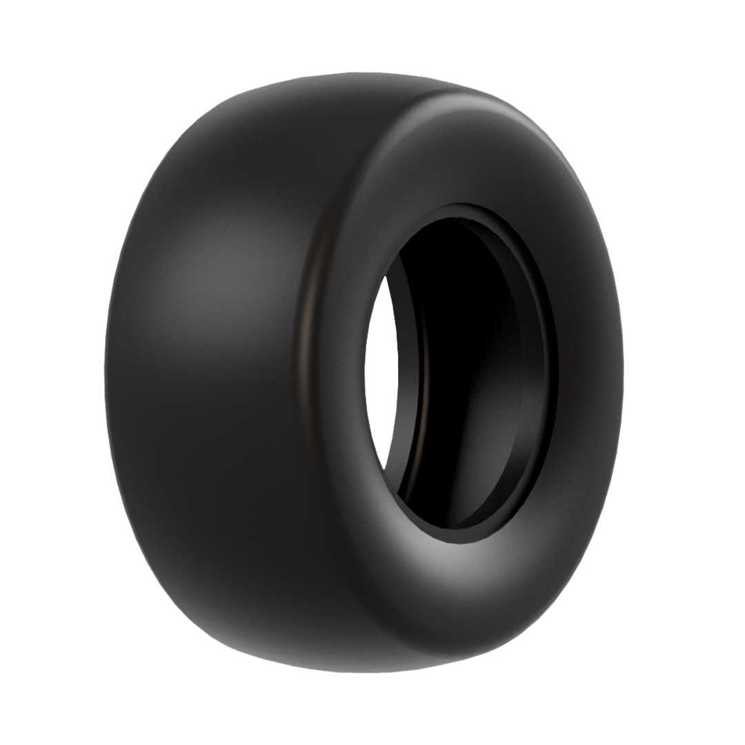 Raw Speed RC Slick Short Course No Prep Drag Racing Tires (2)