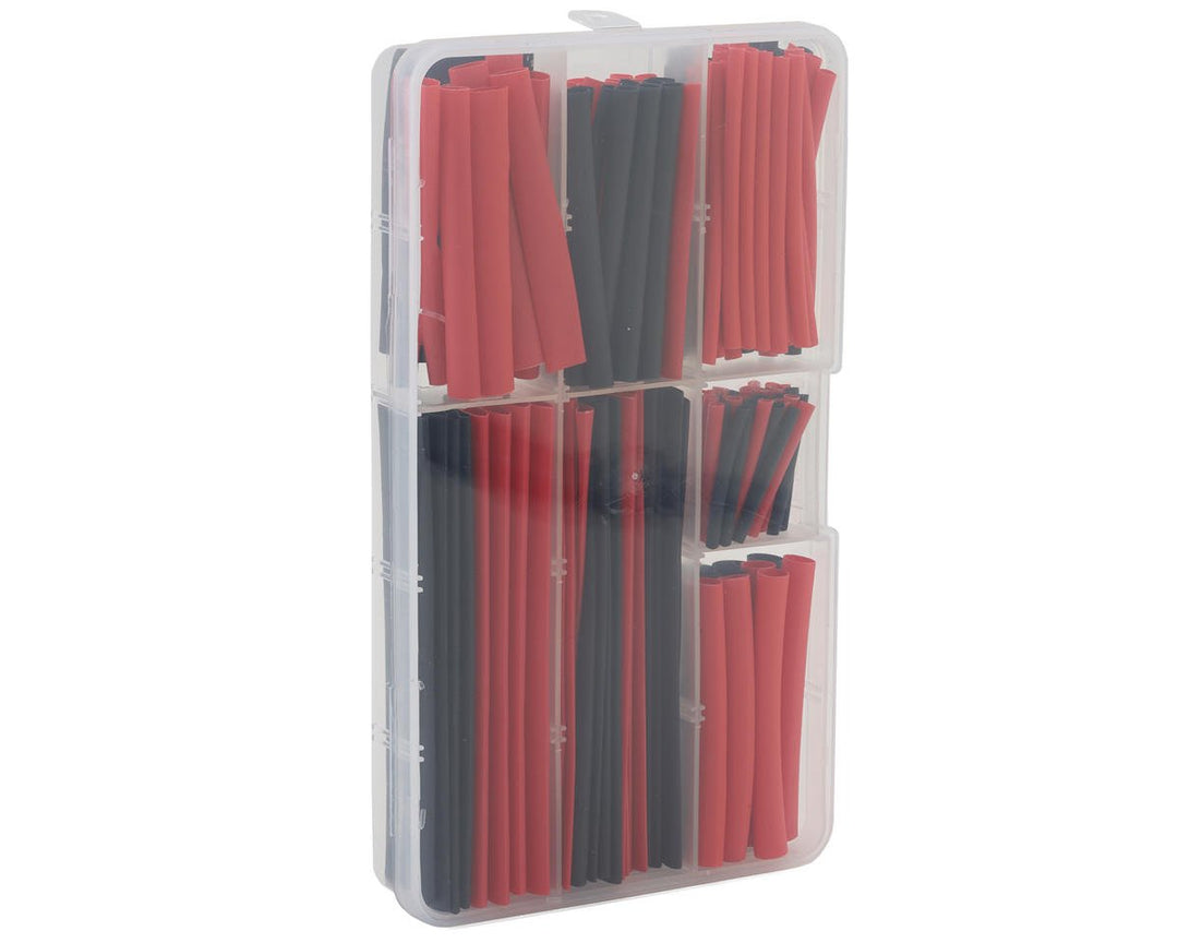 EcoPower Heat Shrink Tubes w/Plastic Case (Black &amp; Red) (150) ECP-3009