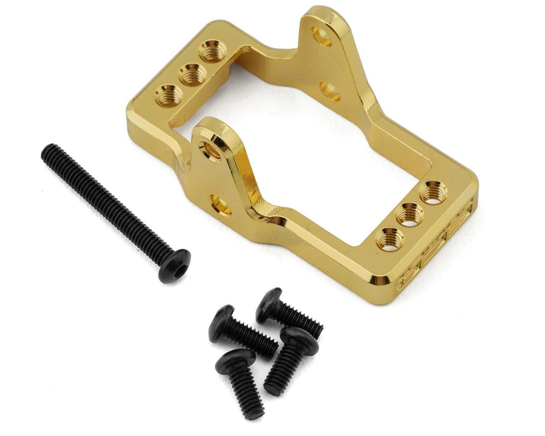 EcoPower CNC-Machined Brass Servo Mount for Traxxas™ TRX-4M (Gold) (8g) ECP3073