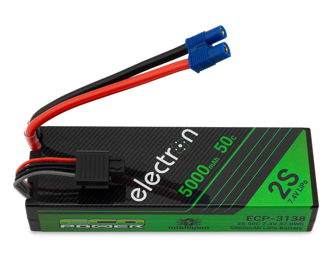 EcoPower "Electron" 2S 50C Intelligent LiPo Battery w/EC3 Connector (7.4V/5000mAh) ECP-3138
