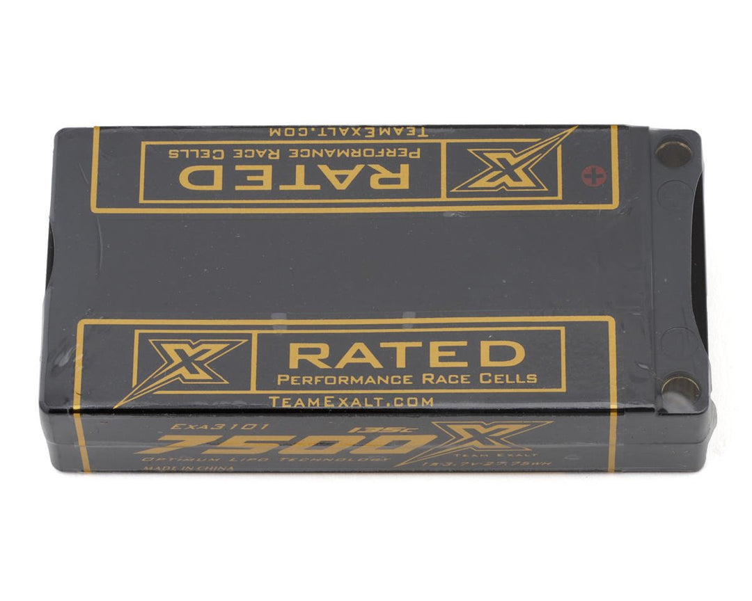 Team Exalt 1S 135C 7500 mAh 3.7V  "X-Rated" Hardcase Shorty LiPo Battery EXA3101