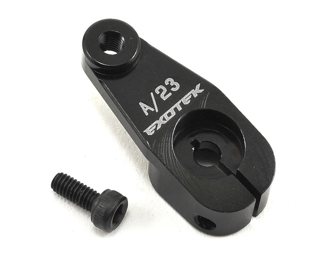 Exotek Aluminum AE HD Servo Horn (Black) (23T) 1554BLK