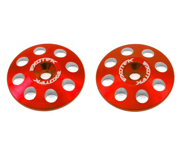 Exotek 22mm 1/8 XL Aluminum Wing Buttons (2) EXO1665