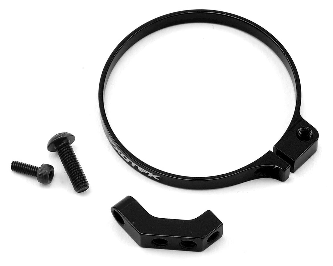 Exotek Angled Clamp On Fan Mount (Black) EXO1718BLK