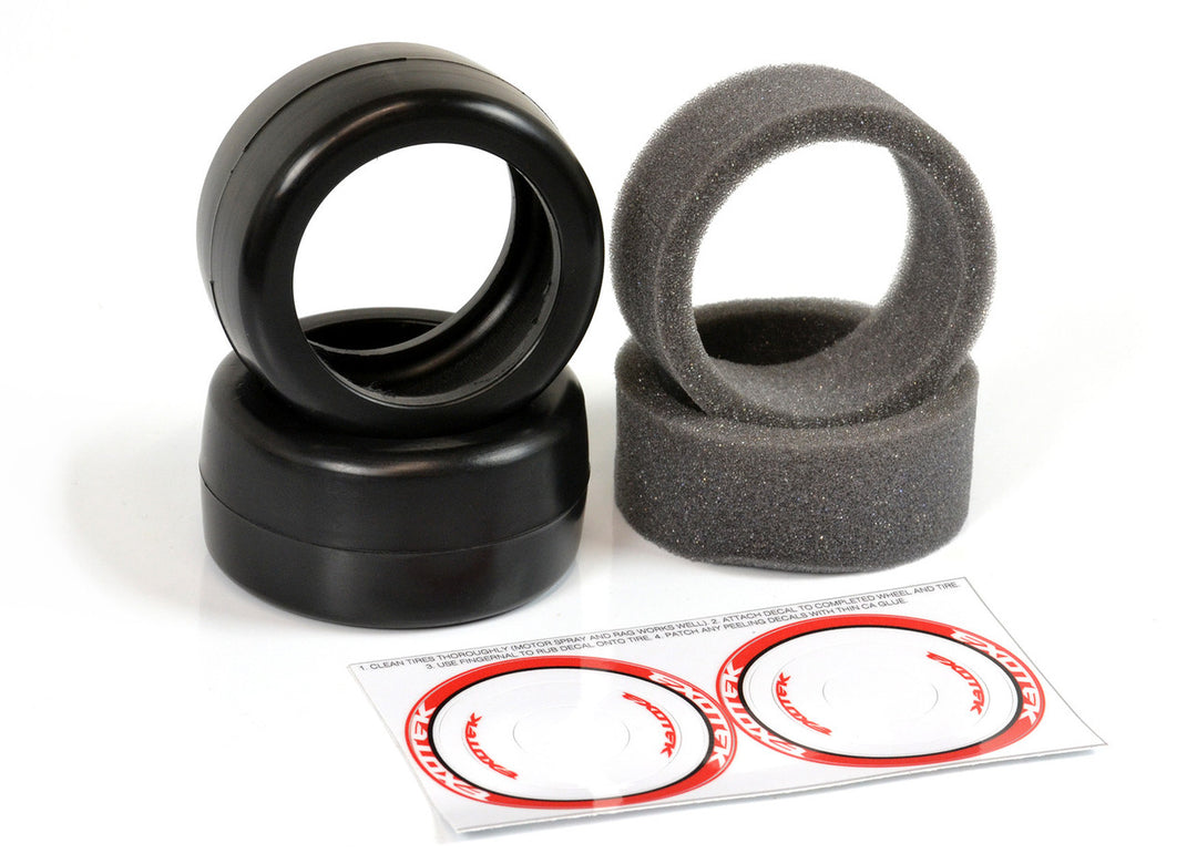 Exotek F1 V2 Front Rubber Tires (2) (Medium) 2194