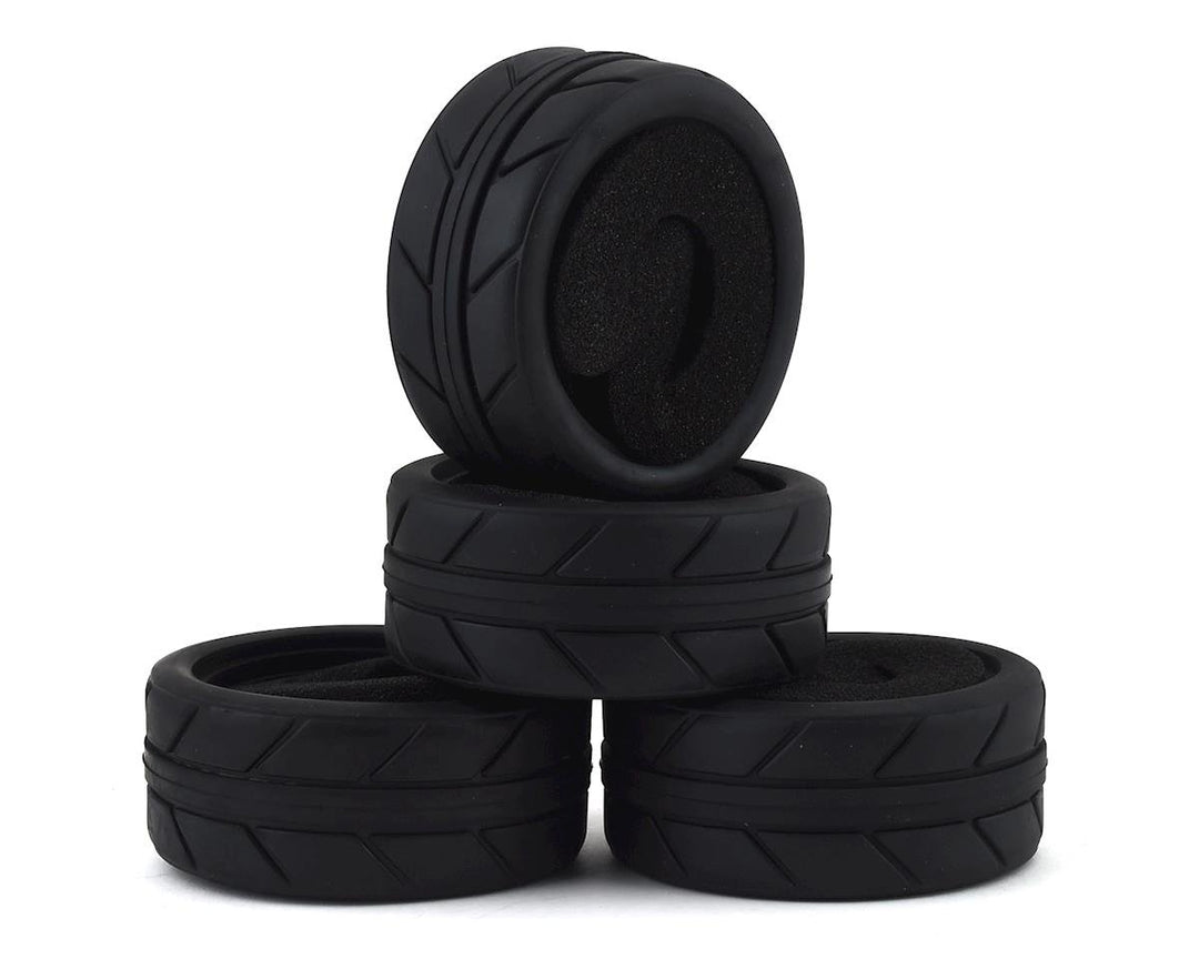 Firebrand RC Autobahn RT On-Road Racing Rubber Tires w/Foams (4) FBR1TIRAUTO41