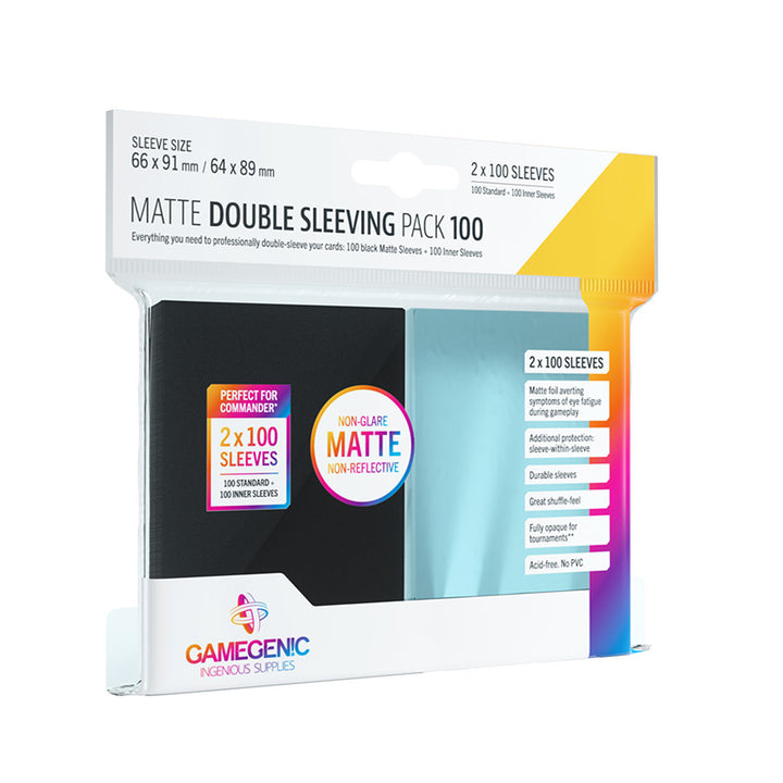 Matte Double Sleeving Pack 100ct.