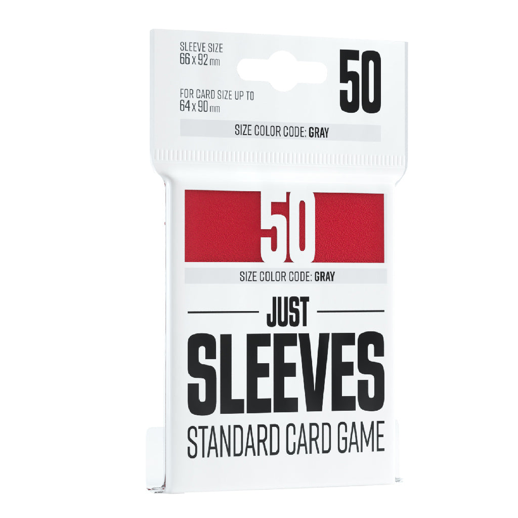 standard card sleeve size mm Just Sleeves