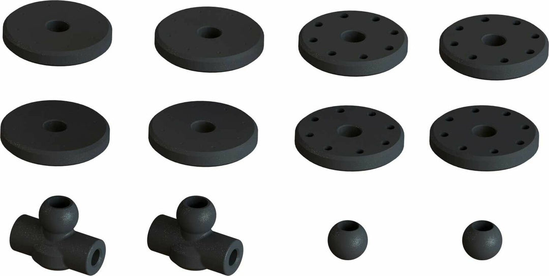 Shock Set, 16mm Bore, 117mm Length, 550cSt Oil
