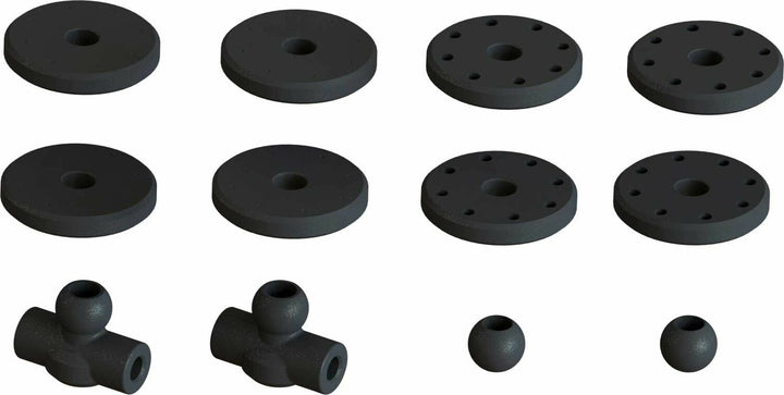 Shock Set, 16mm Bore, 117mm Length, 550cSt Oil