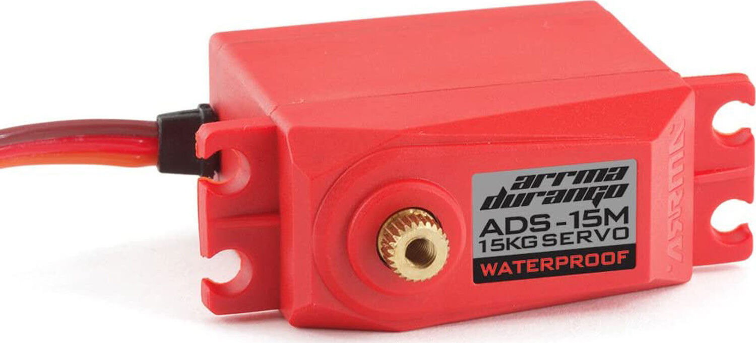 ADS-15M V2 15kg Waterproof Servo, Red