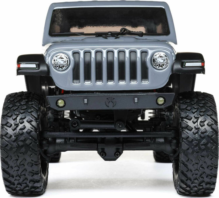 1/24 SCX24 Jeep Wrangler JLU 4X4 Rock Crawler Brushed RTR, Gray