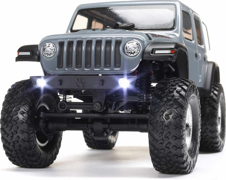 1/24 SCX24 Jeep Wrangler JLU 4X4 Rock Crawler Brushed RTR, Gray