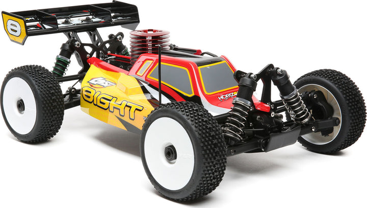1/8 8IGHT 4WD Nitro Buggy RTR, Red/Yellow